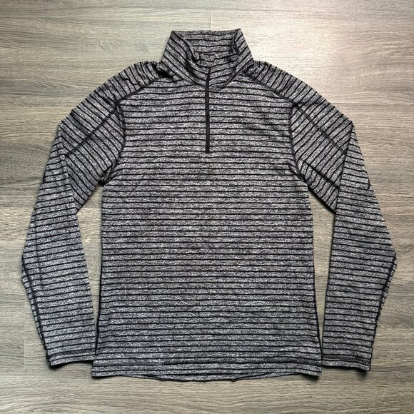 Lululemon Men's Surge Warm 1/2 Zip - Grey/Black - Picture 2 of 7